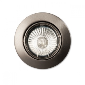 Set de 3 spoturi orientabile, incastrabile diam.8,2cm, SWING FI1 nickel 083148