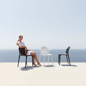 Set de 4 Scaune de exterior / interior design modern premium BROOKLYN CHAIR 65037 Vondom - Img 7