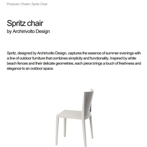 Set de 4 Scaune moderne de exterior / interior design premium SPRITZ CHAIR 56016 Vondom - Img 4