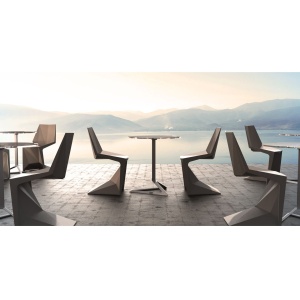 Set de 4 Scaune ultra-moderne de exterior / interior design premium VOXEL CHAIR 51033 Vondom - Img 5