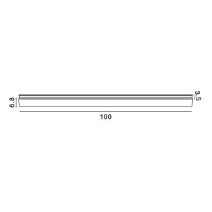Sina magnetica aplicata Breda 100cm 161491 universul-luminii.ro