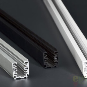 Sina metalica neagra 2m, pentru spoturile pe sina de la Faro 64213