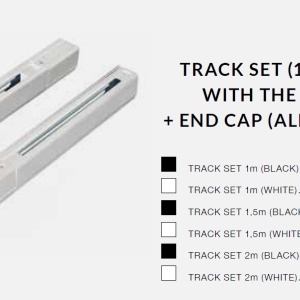 Sina trifazata neagra TRACK SET 2m ZZ AZ2992 81121 universul-luminii.ro