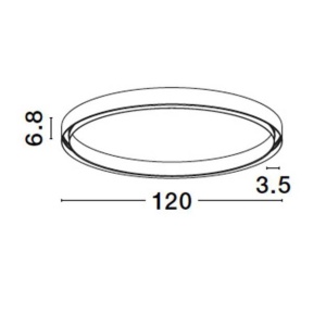 Sistem circular sina magnetica aplicata Breda, React 120cm - Img 2