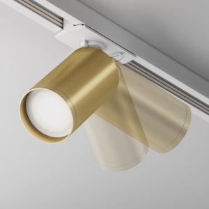 Spot, accesoriu pentru sinele monofazate Unity, Focus S auriu mat, alb - Img 2