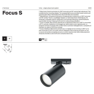 Spot, accesoriu pentru sinele monofazate Unity, Focus S negru - Img 9