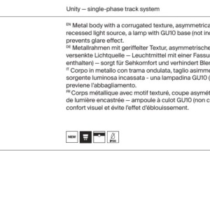 Spot, accesoriu pentru sinele monofazate Unity, Lipari negru, auriu mat 219981 universul-luminii.ro