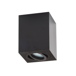 Spot aplicat design modern Cinbu negru 9x9cm - Img 1
