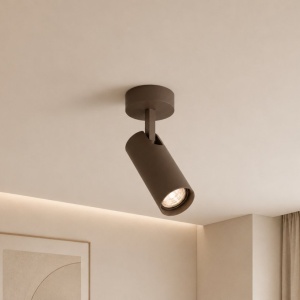 Spot aplicat directionabil cu bec GU10 Linca maro - Img 2