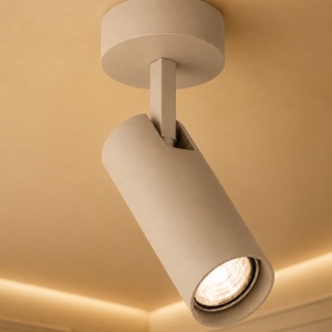 Spot aplicat directionabil cu bec GU10 Linca taupe - Img 5