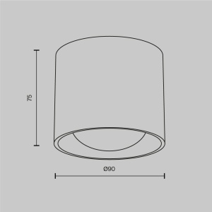 Spot aplicat LED Lens alb 3000K 15W - Img 8