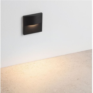 Spot aplicat perete exterior LED 2700K IP65 FLAC negru - Img 2