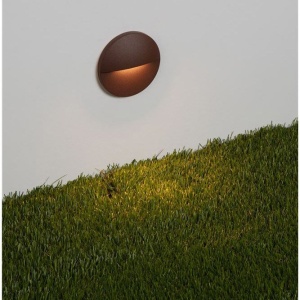 Spot aplicat perete exterior LED 3000K IP65 Toc corten - Img 2