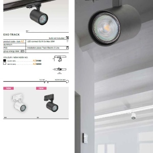 Spot directionabil pe sina EXO negru ZZ AZ3199 81201 universul-luminii.ro