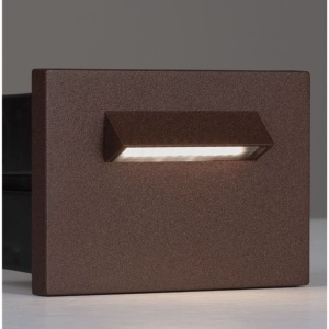 Spot incastrabil exterior LED 3000K, IP65 RECTO corten - Img 4