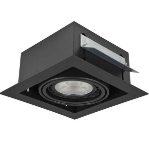 Spot incastrat tavan/plafon NOVA 1 negru 70661 universul-luminii.ro