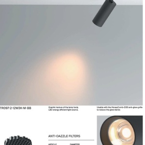 Spot LED, accesoriu pentru sina magnetica Exility, Artisan negru 3000K 231401 universul-luminii.ro