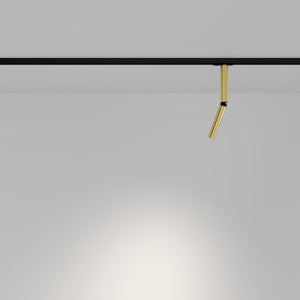 Spot LED, accesoriu pentru sinele monofazate Unity, Dual negru/alama 242031 universul-luminii.ro