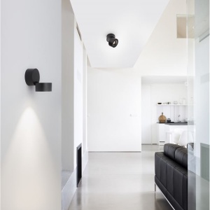 Spot LED aplicat ajustabil perete/tavan UNIVERSAL alb/negru - Img 2