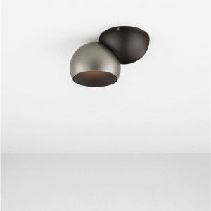 Spot LED aplicat aluminiu LUSA negru/nickel - Img 4