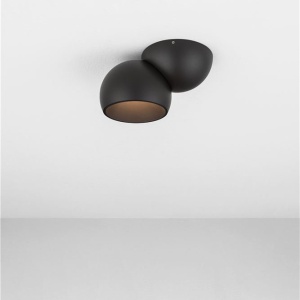 Spot LED aplicat aluminiu LUSA negru - Img 4