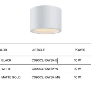 Spot LED aplicat cu protectie IP44 Hydra D-10,5cm negru 176321 universul-luminii.ro