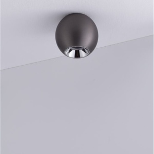 Spot LED aplicat diametru 8,5cm NANO argintiu, NVL-9052031 - Img 3