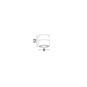 Spot LED aplicat directionabil diametru 8cm PULL alb, NVL-9030771 - Img 10