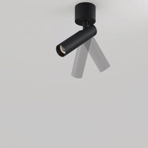 Spot LED aplicat directionabil stil minimalist Focus T negru - Img 8