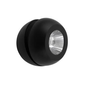 Spot LED aplicat perete sau tavan, directionabil Gon negru NVL-9105101 - Img 1