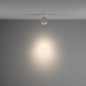Spot LED dimabil, accesoriu pentru sinele monofazate Unity, Yin alb 4000K - Img 3