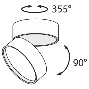Spot LED directionabil Onda alb MY-C024CL-L18W - Img 4