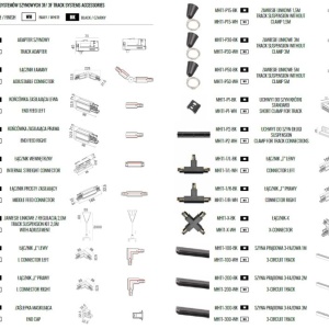 Spot LED directionabil pentru sina trifazata MAXLIGHT, CHARON alb - Img 8