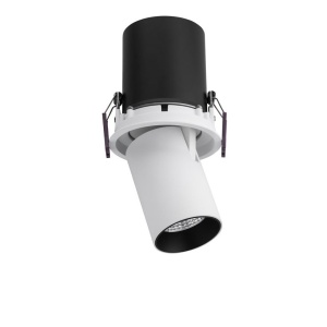 Spot LED incastrabil ajustabil design modern PIN alb - Img 1