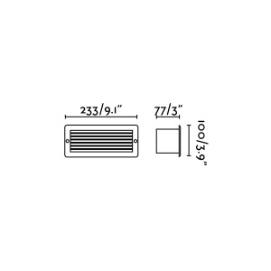Spot LED incastrabil de exterior IP54 iluminat ambiental STRIPE gri 189431 universul-luminii.ro