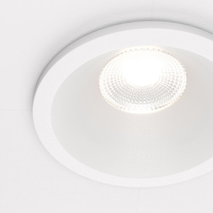 Spot LED incastrabil design modern IP44 Zoom alb - Img 2
