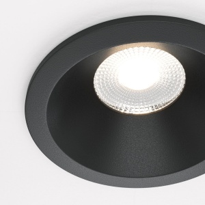 Spot LED incastrabil design modern IP65 Zoom negru 8,5cm 4000K 126711 universul-luminii.ro