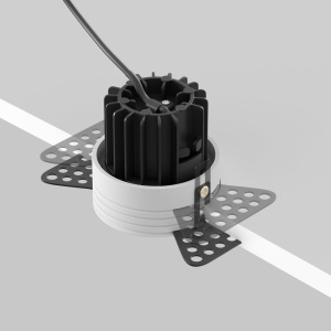 Spot LED incastrabil design tehnic Round D-9,6cm negru 147491 universul-luminii.ro