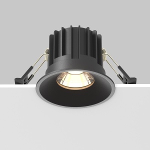Spot LED incastrabil iluminat tehnic Round D-8cm negru 147201 universul-luminii.ro
