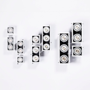 Spot LED incastrabil MINI COLIN-1 White recessed CRI95 18-25W 2700K 20° 110361 universul-luminii.ro