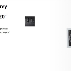 Spot LED incastrabil MINI COLIN-2 Grey recessed CRI95 36-50W 3000K 20° 110251 universul-luminii.ro