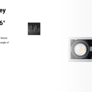 Spot LED incastrabil MINI COLIN-3 Grey recessed CRI95 54-75W 4000K 56° 110231 universul-luminii.ro