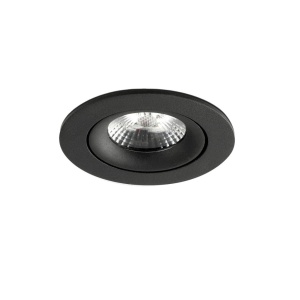 Spot LED incastrabil pentru tavan / plafon orientabil NAIS negru