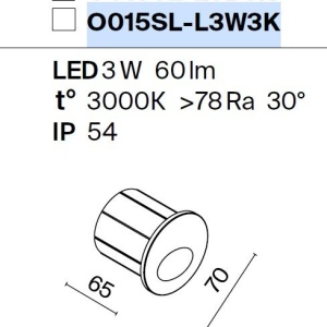 Spot LED incastrabil scari / perete exterior IP65 Bil negru 212791 universul-luminii.ro