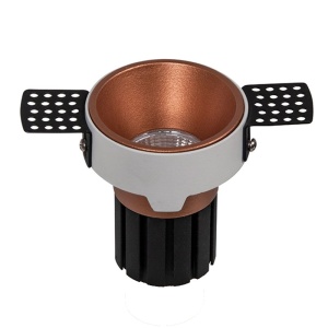 Spot LED incastrabil Trimless cupru 9W 3000K