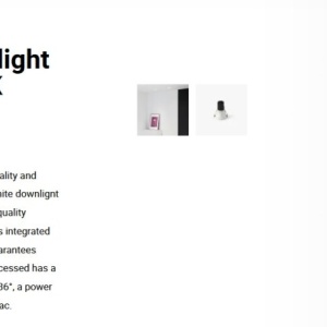 Spot LED incastrabil TULIPA White recessed downlight 10W 36° 4000K CRI90 triac 112911 universul-luminii.ro