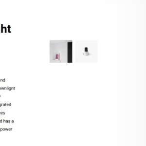 Spot LED incastrabil TULIPA White recessed downlight 7W 15° 3000K CRI90 110941 universul-luminii.ro