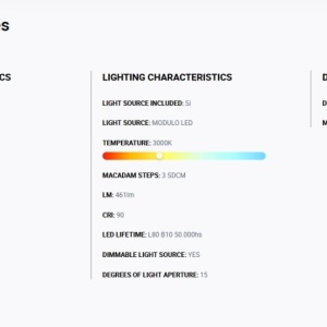 Spot LED incastrabil TULIPA White recessed downlight 7W 15° 3000K CRI90 triac 110961 universul-luminii.ro