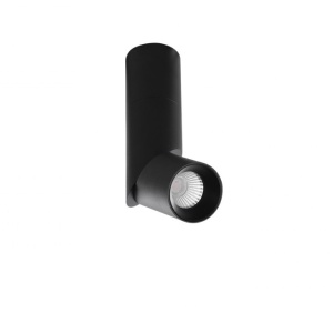 Spot LED modern directionabil aplicat tavan/plafon Santos negru - Img 1