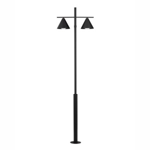 Stalp de exterior IP65 ORIX negru H-220cm - Img 2